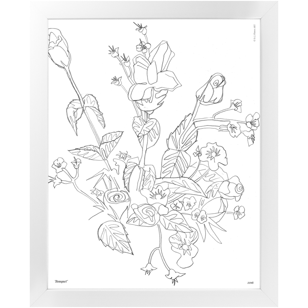 "Bouquet" Framed Print