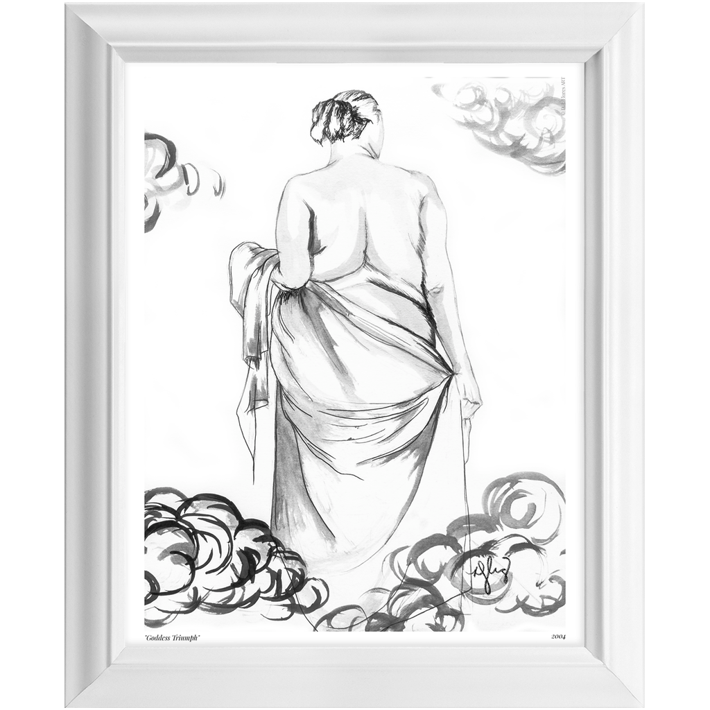 "Goddess Triumph" Framed Print