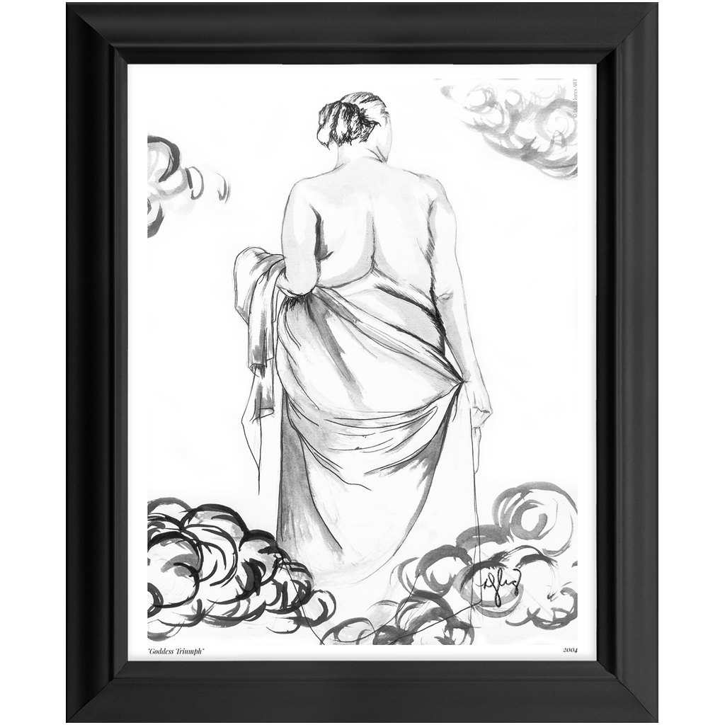 "Goddess Triumph" Framed Print