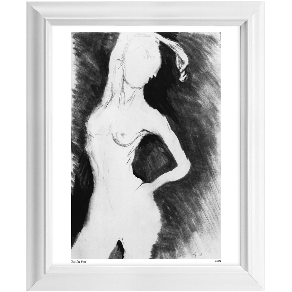 "Resting Pose" Framed Print