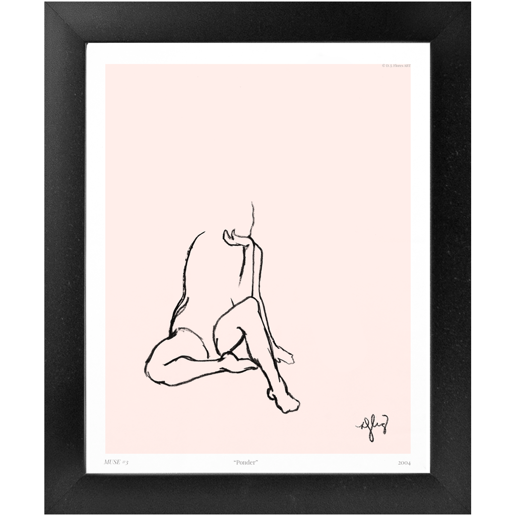 "Ponder" Framed Print