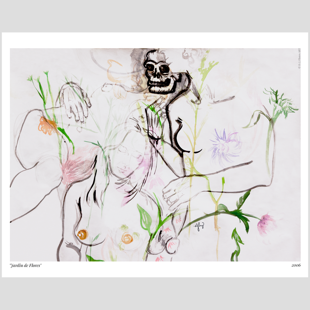 The Art School Collection | "Jardin de Flores"Print