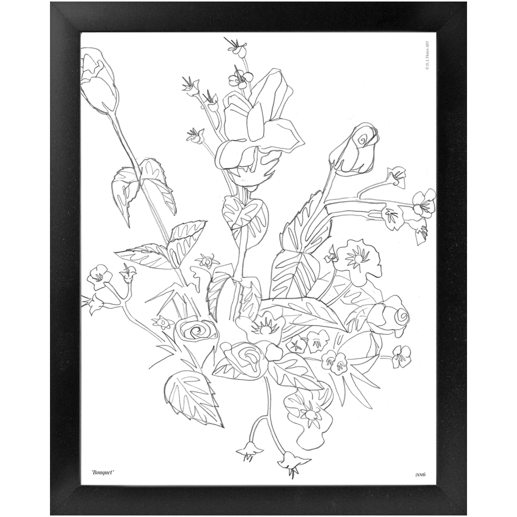 "Bouquet" Framed Print