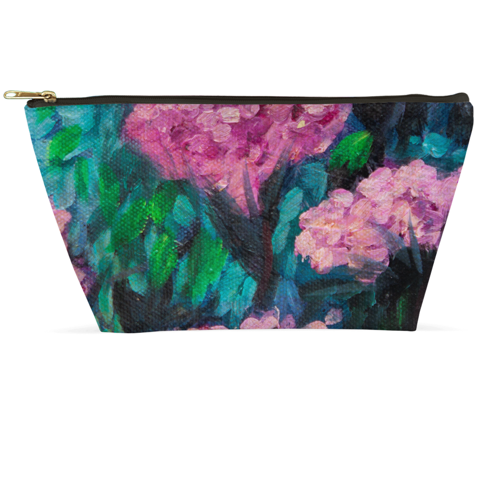 "Hydrangea Bush" Travel Pouch