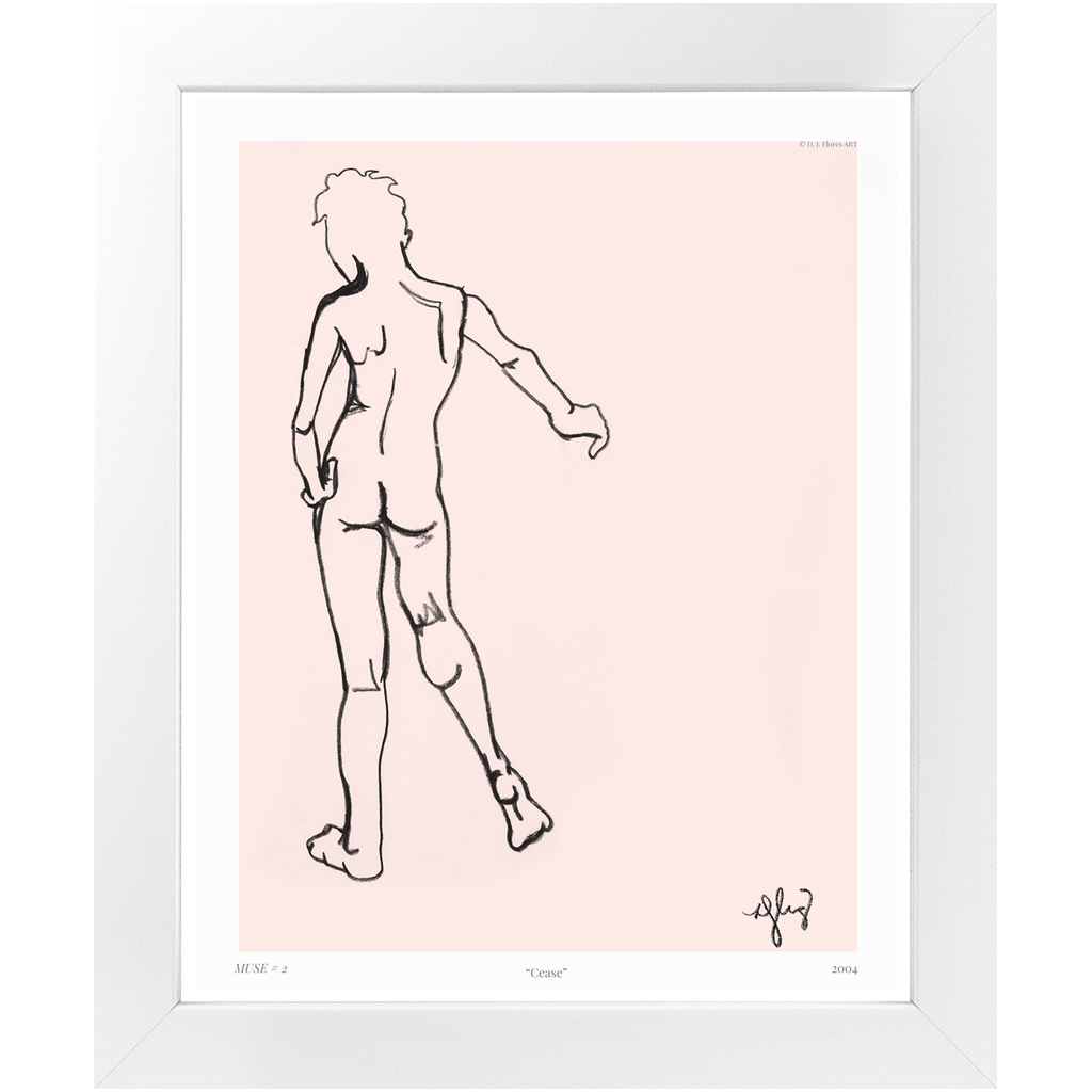 "Cease" Framed Print