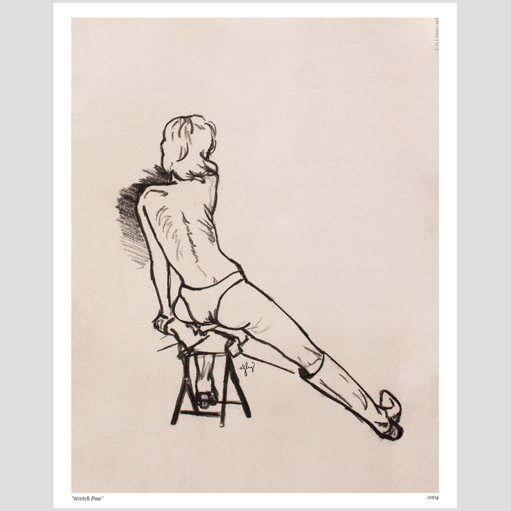 The Art School Collection | "Stretch Pose"Print