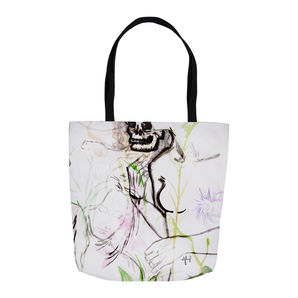 Art School Collection Tote Bags | "Jardin de Flores"