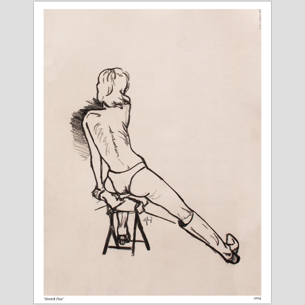 The Art School Collection | "Stretch Pose"Print