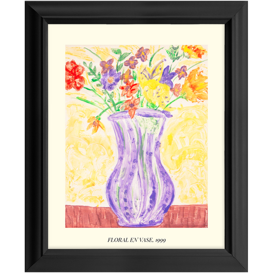 "Floral En Vase" Framed Print