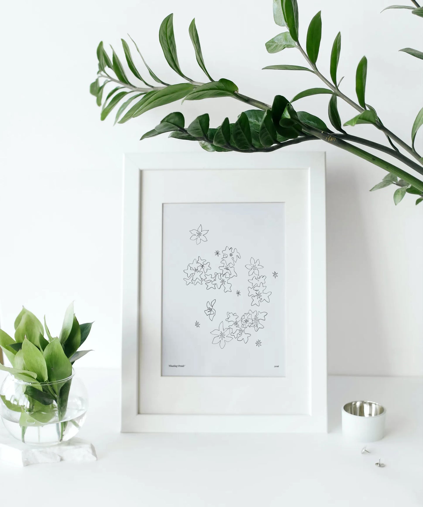 The Floral Drawings | "Floating Petals"Print